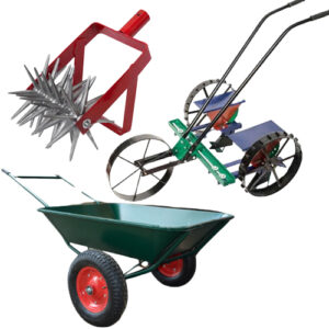 Сівалки, культиватори та тачки
